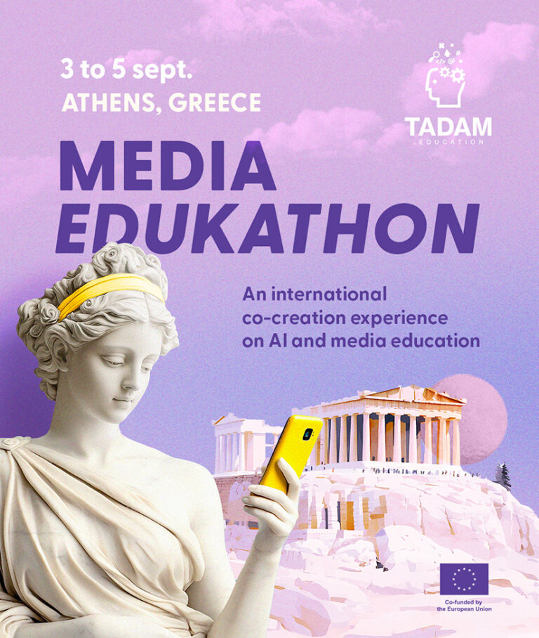 TADAM Media Edukathon in Athens – September 3rd to 5th